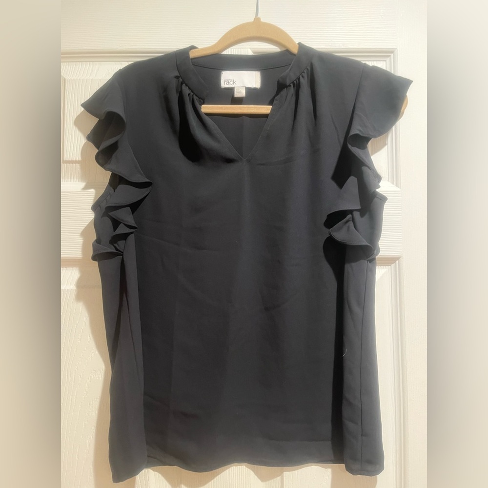 Nordstrom Rack sheer black shirt size XS